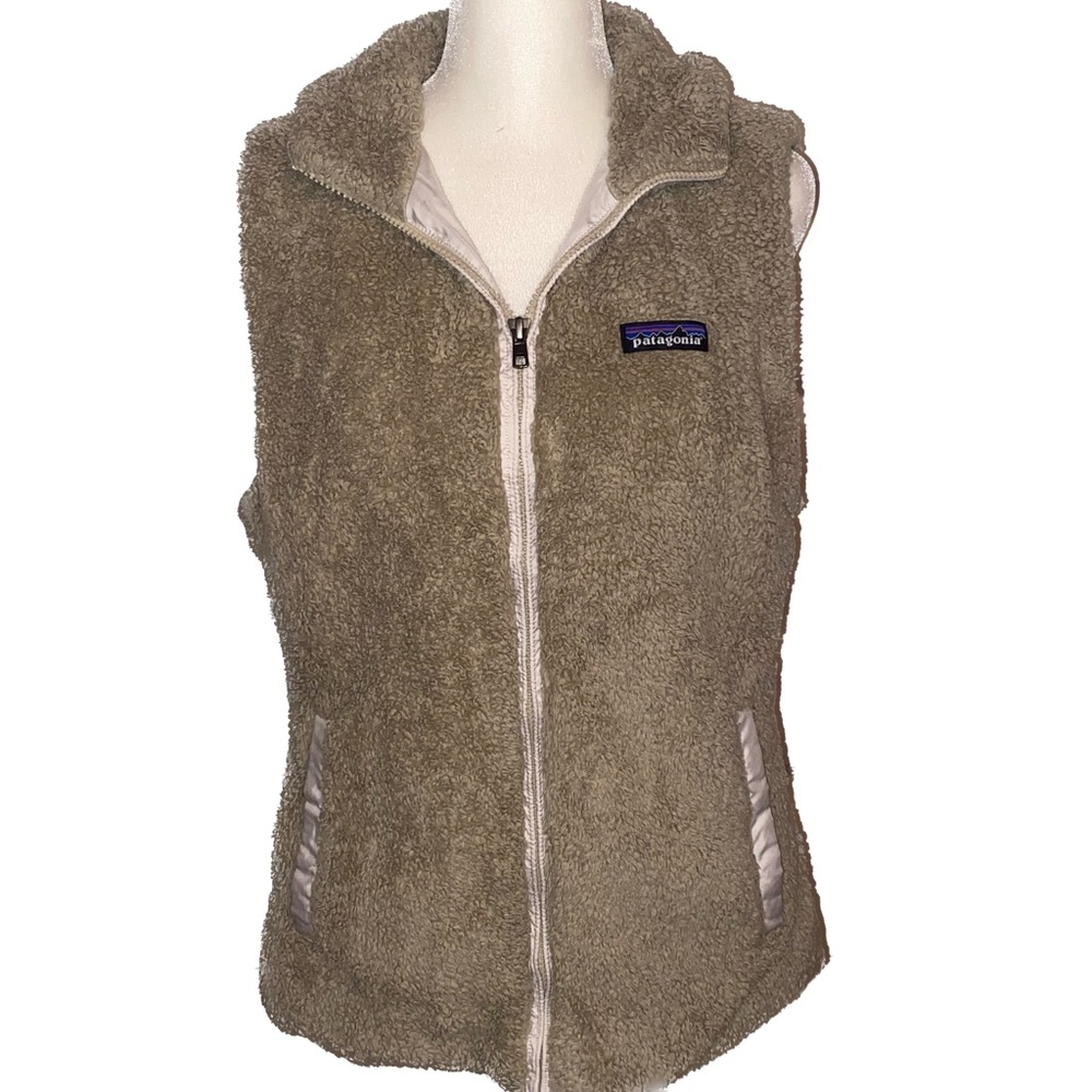 Patagonia Tan Fleece Vest